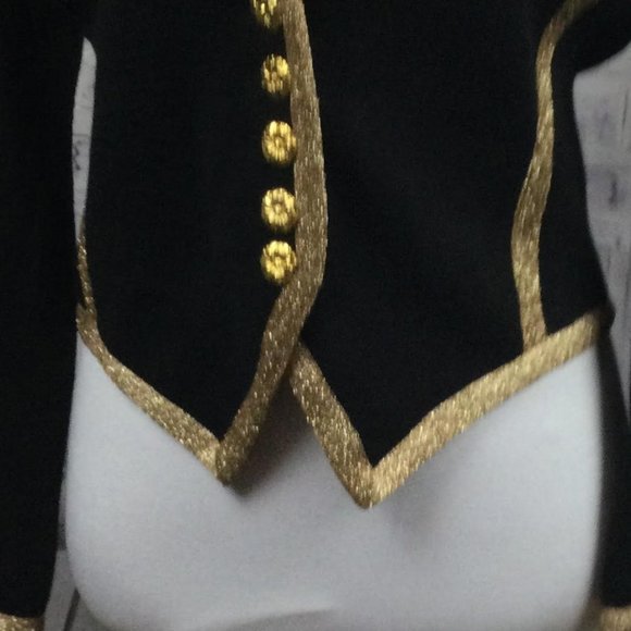 Vintage Yves Saint Laurent Black Cardigan Blazer - Picture 2 of 10